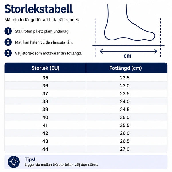 Promenadskor for breda føtter med justerbar passform