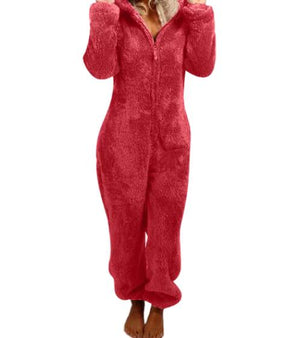 Fleece jumpsuit dam