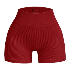 Ribbade träningsshorts