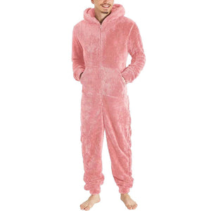Fleece jumpsuit herr - varm & mysig overall