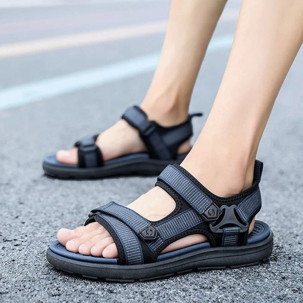 Støtdempende sandaler