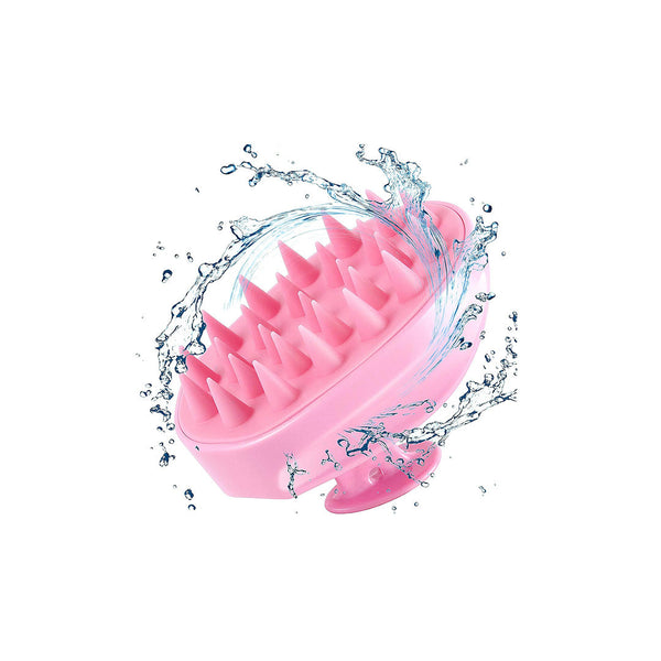 Silikonborste/scalp brush for hårbotten