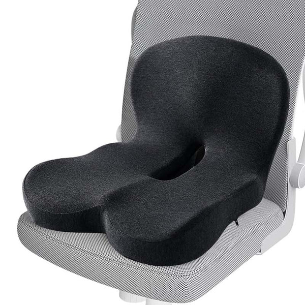 Sittkudde med ländryggsstöd - memory foam kontor & bil