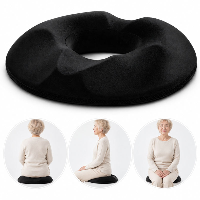 Sittkudde for svanskota og rygg i memory foam