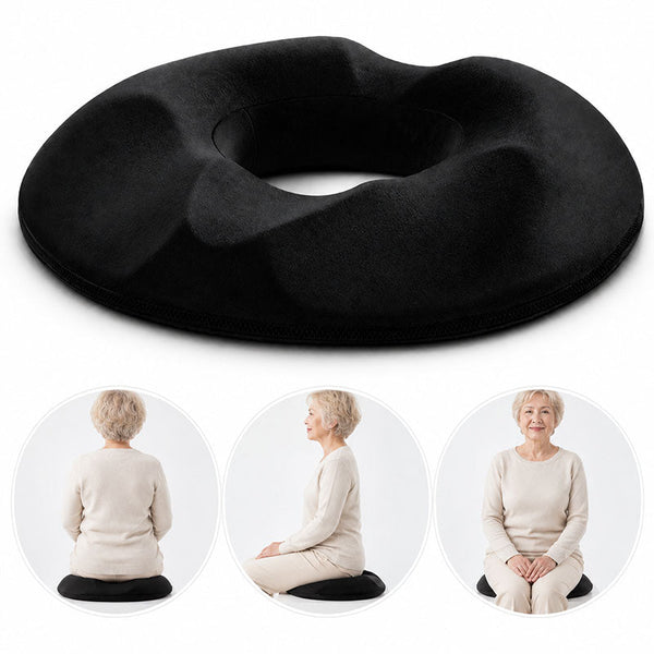 Sittkudde for svanskota og rygg i memory foam