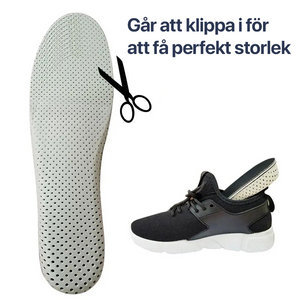Skoinnlegg for att bli längre upp till 4 cm