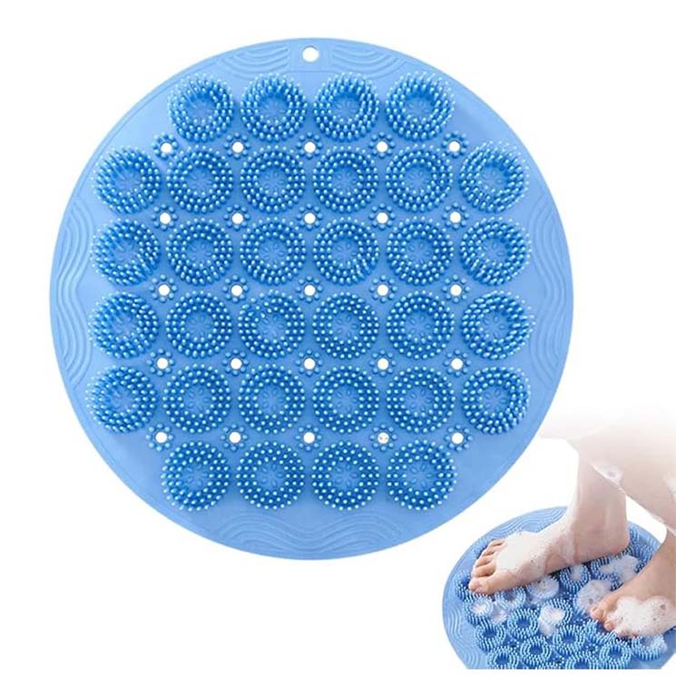 Skrubbmatta for dusch - fotskrubb med sugkoppar