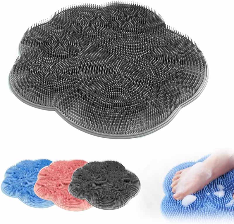 Skrubbmatta for dusch - myk massasje og fotskrubb