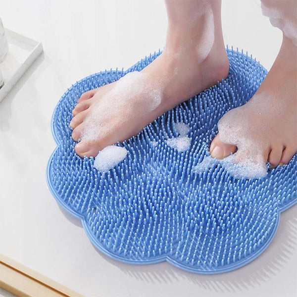 Skrubbmatta for dusch - myk massasje og fotskrubb