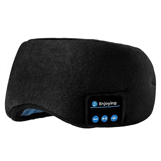 Sovemaske med bluetooth og inbyggda hörlurar