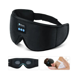 Sovemaske med hörlurar – mörkläggning & avslapning
