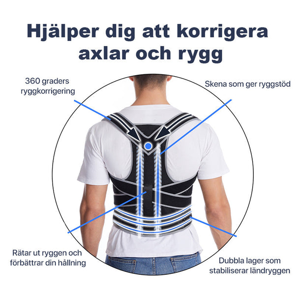 SpineAlign Pro - hållningsstöd for rygg og skuldre