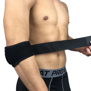 Albuestøtte for tennisarmbåge og musarm