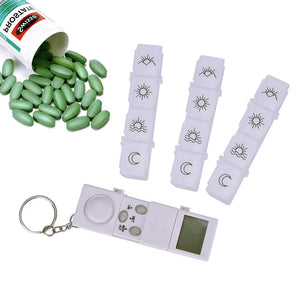 Pillerdoserare med alarm for veckoplanering