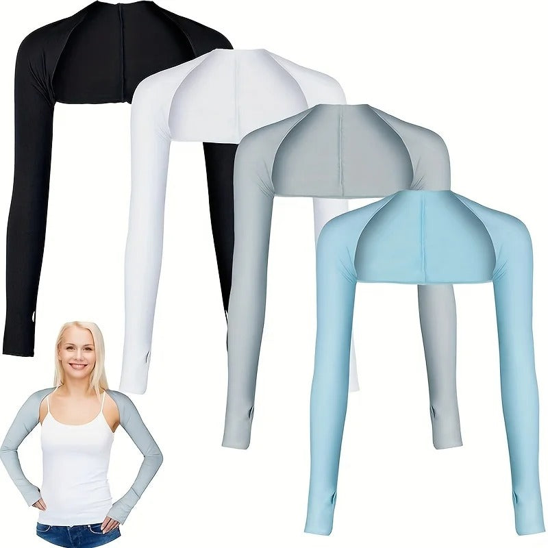 UV-ärmar med skulderbeskyttelse - UPF 30+ & kjølende material