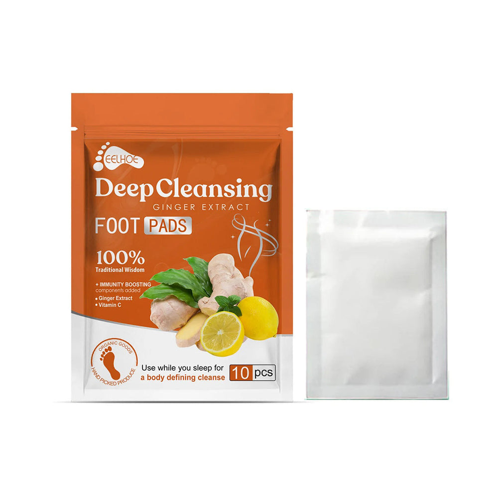 Detox fotplåster - ingefära og bambuvinäger 10 st