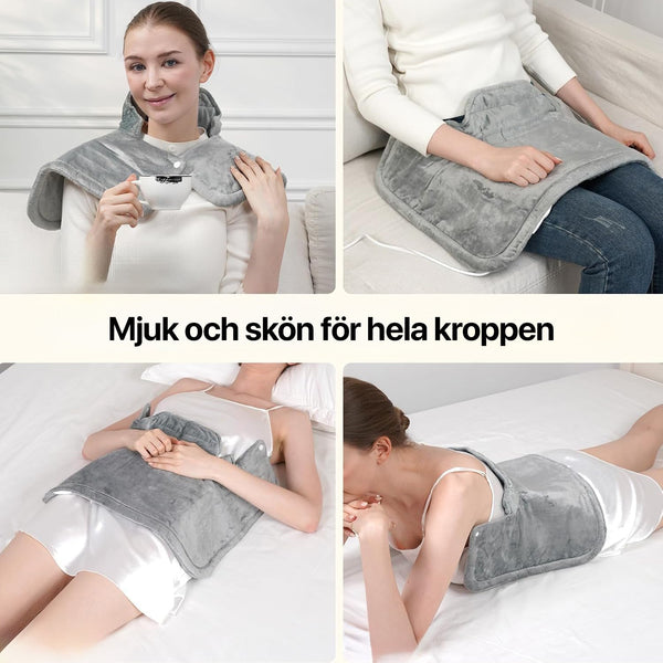 Värmedyna for nakke og skuldre - smertelindring med varme