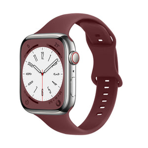 Apple Watch Remmer - Slim Strap Vinröd