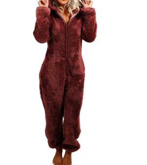 Fleece jumpsuit dam