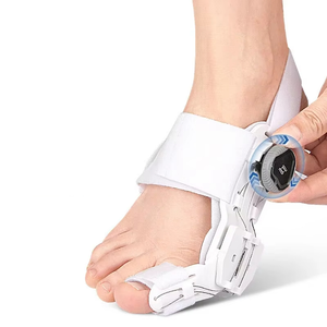Tåkorrigerare for hallux valgus med justerbart støtte