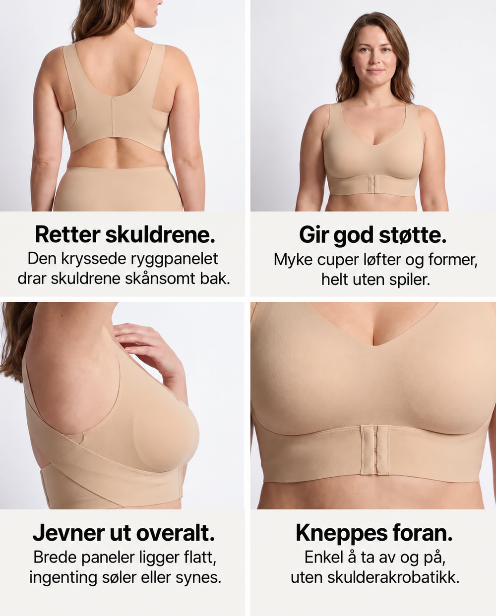 RyggLøft™ – BH-en som støtter både bysten og ryggen