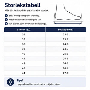 Ergonomiska sneakers med flexibel sula