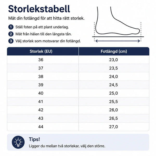 Ergonomiska sneakers med flexibel sula