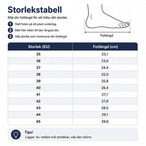 ErgoShoe - støtdempende skor for promenader og arbete