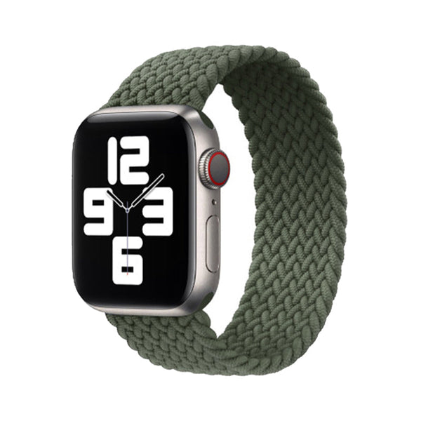 Apple Watch Remmer - Braided Stretch Grön