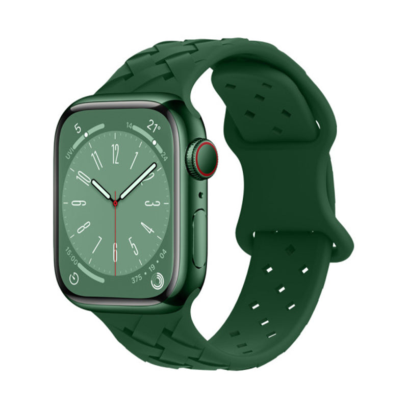 Apple Watch Remmer - Braided Silicon Grön