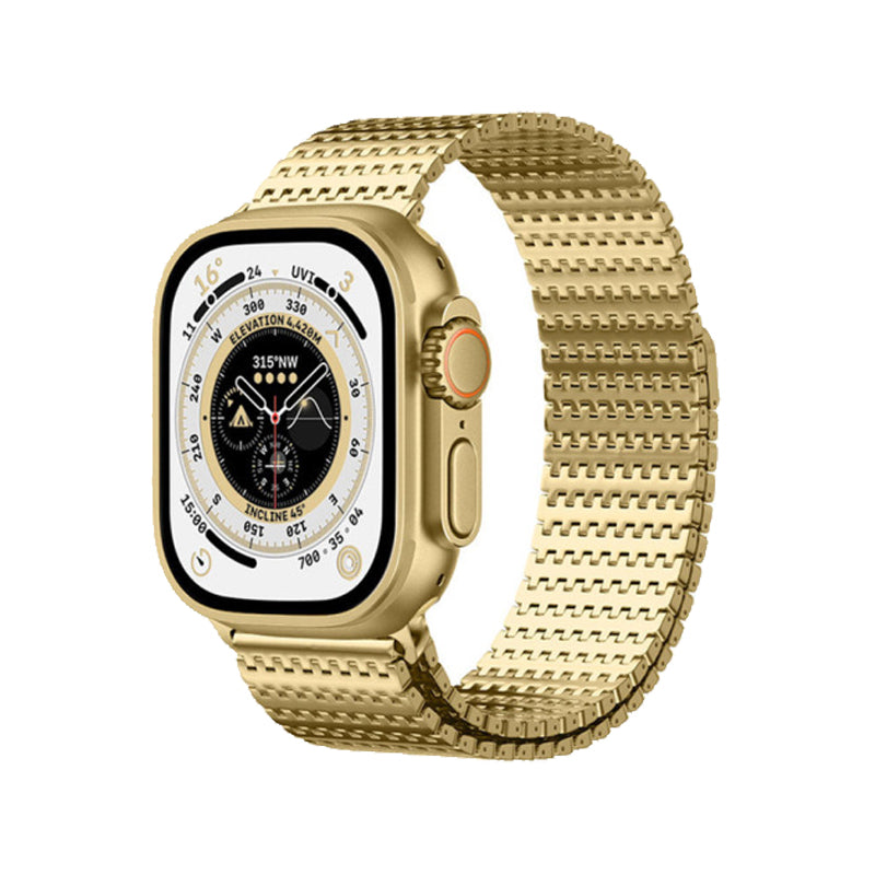 Apple Watch Remmer - Carbon Milanese Guld