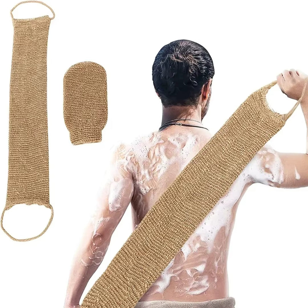 Ryggskrubb med handtag - kroppsskrubb for dusch