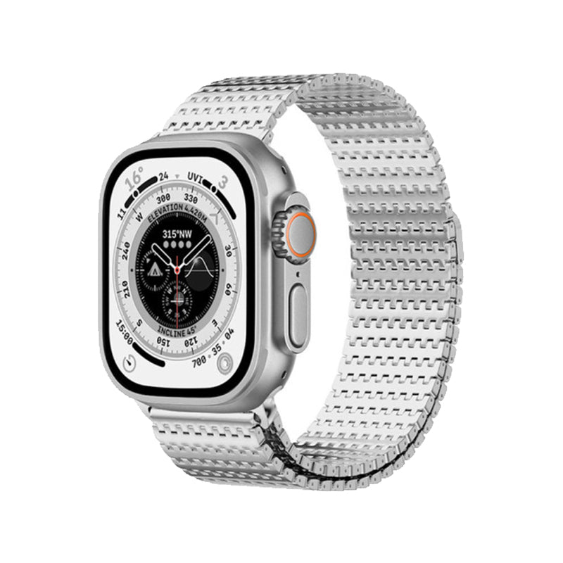 Apple Watch Remmer - Carbon Milanese Silver