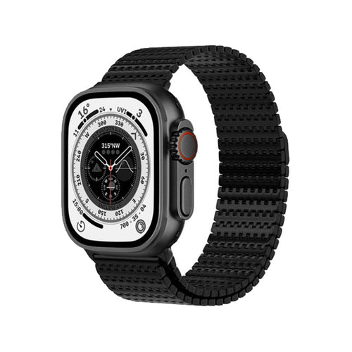 Apple Watch Remmer - Carbon Milanese Svart