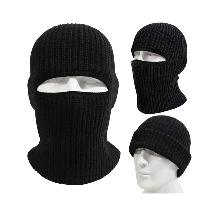 Vintermössa og ansiktsmask 2-in-1 – varmende beskyttelse utendørs